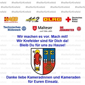 02.04.2020: Feuerwehr Krefeld - Wir machen es vor - MACH MIT !